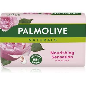 Palmolive Naturals Milk & Rose Szilárd szappan rózsa illattal 90 g kép
