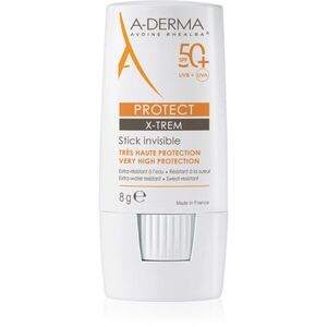 A-Derma Protect X-Trem Invisible Stick védő stift érzékeny területekre SPF 50+ 8 g kép