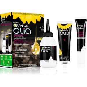 Garnier Olia Big Kit tartós hajfesték árnyalat 5.0 Brown 1 db kép