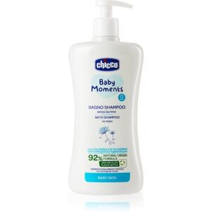 Chicco Baby Moments Bath Shampoo testsampon gyermekeknek születéstől kezdődően 0 m+ 500 ml kép