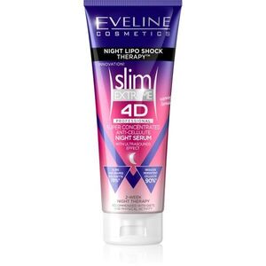 Eveline Cosmetics Slim Extreme szuperkoncentrált éjszakai szérum melegítő hatással 250 ml kép
