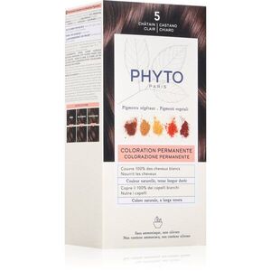Phyto Color hajfesték ammónia nélkül árnyalat 5 Light Brown 1 db kép