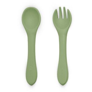 Petite&Mars Take&Match Silicone Cutlery étkészlet Sweet Pea 6m+ 2 db kép