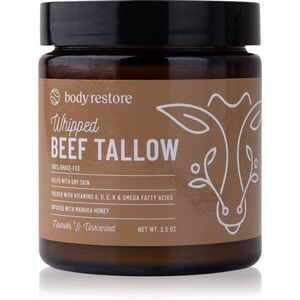 Body Restore Whipped Beef Tallow Balm Unscented tápláló testkrém parfümmentes 71 g kép
