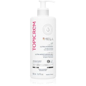 Topicrem MELA Unifying Ultra-Moisturizing Milk SPF15 hidratáló tej a pigment foltok ellen SPF 15 500 ml kép