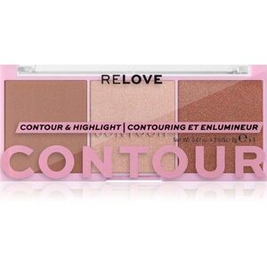 Revolution Relove Colour Play Contour Trio Palette Púderes highlight és kontúr paletta árnyalat Baked Sugar 6 g kép