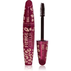 Revolution Big Lash Fierce Colour szempillaspirál a dús pillákért árnyalat Burgundy 9 g kép