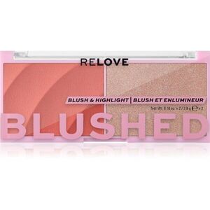 Revolution Relove Blushed Duo Blush & Highlighter élénkítő arcpirosító 1 db kép