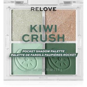 Revolution Relove Pocket Palette szemhéjfesték paletta árnyalat Kiwi Crush 4x0.72 g kép