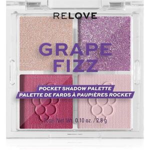 Revolution Relove Pocket Palette szemhéjfesték paletta árnyalat Grape Fizz 4x0.72 g kép