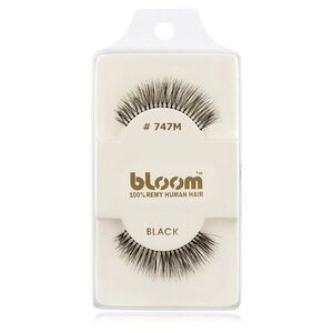 Bloom Natural ragasztható műszempilla természetes hajból No. 747M (Black) 1 cm kép