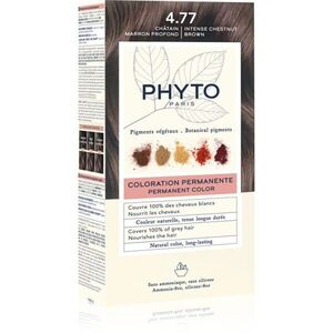 Phyto Color hajfesték ammónia nélkül árnyalat 4.77 Intense Chestnut Brown 1 db kép