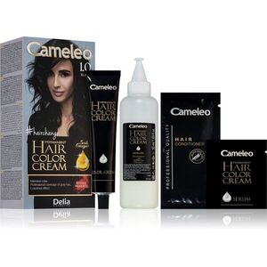 Delia Cosmetics Cameleo Omega tartós hajfesték árnyalat 1.0 Black 1 db kép