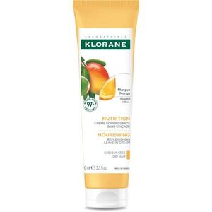 Klorane Mango Leave-in Cream Dry Hair öblítést nem igénylő krém a táplálásért és hidratálásért 125 ml kép