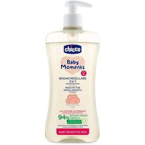 Chicco Baby Moments Sensitive micellás sampon testre és hajra 500 ml kép