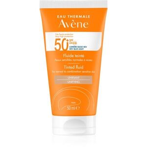 Avène Sun Tinted Fluid gyengéd tonizáló fluid SPF 50+ 50 ml kép