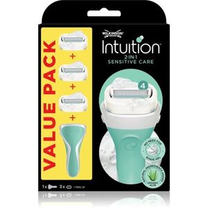 Wilkinson Sword Intuition 2in1 Soap & Shave Sensitive borotva + tartalék fej 3 db kép