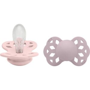 BIBS Infinity Symmetrical Size 2: 6+ months cumi Blossom/Dusky Lilac 2 db kép