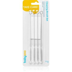 BabyOno Take Care Straws and Tubes Cleaning Brushes tisztítókefe 4 db kép