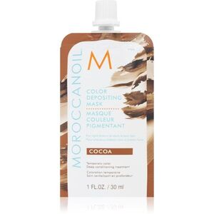 Moroccanoil Color Depositing gyengéd tápláló maszk tartós színes pigmentekkel Cocoa 30 ml kép