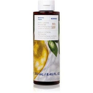Korres Basil Lemon felfrissítő tusfürdő gél 250 ml kép