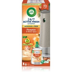Air Wick Active Fresh Pumpkin & Winter Spice automata légfrissítő utántöltővel 228 ml kép