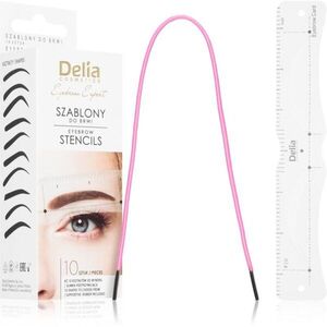 Delia Cosmetics Eyebrow Expert Eyebrow Stencils sablonok szemöldökre 1 db kép