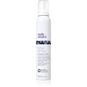 milk_shake® Silver Shine Whipped Cream habzó kondicionáló semlegesíti a sárgás tónusokat 200 ml kép