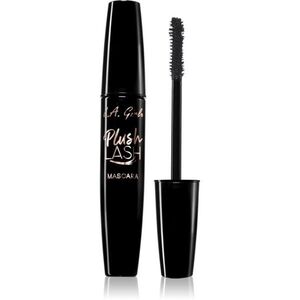 L.A. Girl Cosmetics Plush Lash dúsító és göndörítő szempillaspirál árnyalat Velvety Black 10 g kép