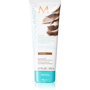 Moroccanoil Color Depositing gyengéd tápláló maszk tartós színes pigmentekkel Cocoa 200 ml kép
