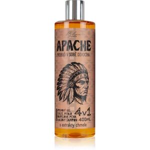 Bohemia Gifts Apache tisztító gél 4 in 1 uraknak 400 ml kép