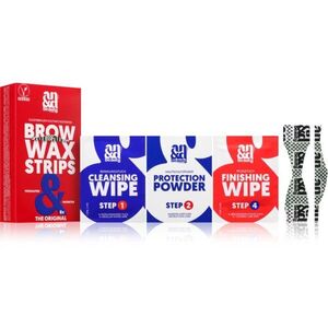 A.N.D. Beauty Wax Strips Brow szőrtelenítő gyantacsík szemöldökre 8 db kép