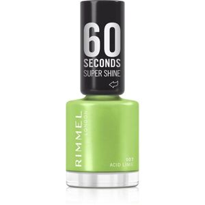 Rimmel 60 Seconds Super Shine körömlakk árnyalat 107 Acid Lime 8 ml kép
