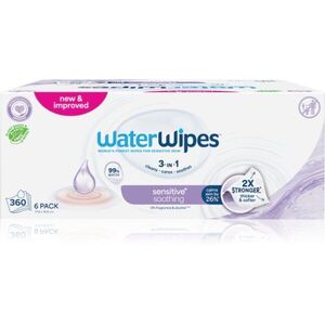 WaterWipes Soothing Clean finom nedves törlőkendők gyermekeknek 6x60 db kép