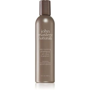 John Masters Organics Citrus & Geranium Daily Nourishing Shampoo tápláló sampon mindennapi használatra 236 ml kép