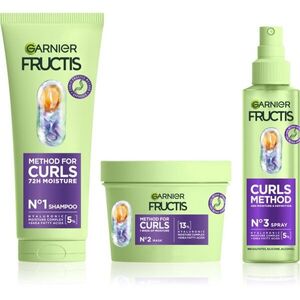Garnier Fructis Curls Method takarékos kiszerelés a hullámos és göndör hajra 3 db kép
