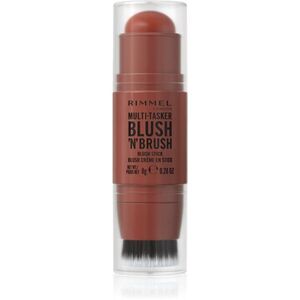 Rimmel Multi-Tasker Blush'N'brush pirosító stick ecsettel árnyalat 350 Roasted Peach 8 g kép