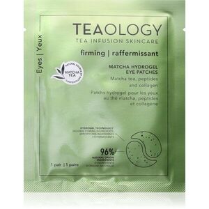 Teaology Matcha Infusion Hydrogel Eye Patches regeneráló hidrogéles szem alatti párnácskák kollagénnel 1 pár kép