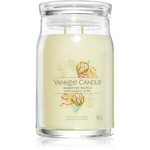 Yankee Candle Banoffee Waffle illatgyertya Signature 567 g kép