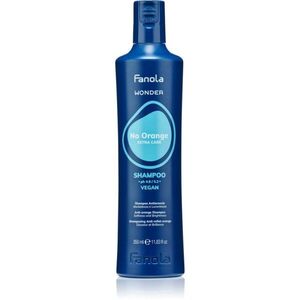 Fanola Wonder No Orange Shampoo sampon semlegesíti a narancssárgás árnyalatokat 350 ml kép