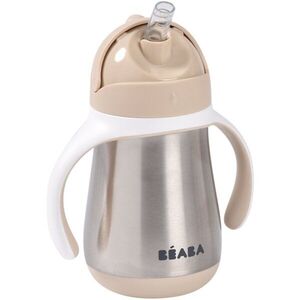 Beaba Stainless Steel Baby Bottle rozsdamentes acél termokulacs Clay Earth 250 ml kép