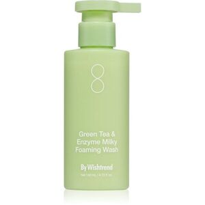 By Wishtrend Green Tea & Enzyme Milky Foaming Wash finoman tisztító hab hidratáló hatással 140 ml kép