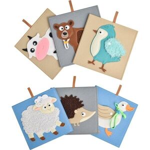 2Kids Toys Sensory Pictures Animals képeskönyv 6 db kép