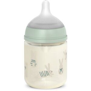 Suavinex Wonderland SX Pro Physiological Anti-Colic Glass cumisüveg üvegből +0 SF Green Bunny 120 ml kép