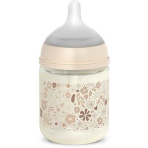 Suavinex Wonderland SX Pro Physiological Anti-Colic Glass cumisüveg üvegből +0 SF Cream Flower 120 ml kép