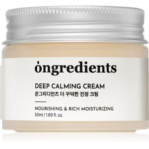Ongredients Deep Calming Cream nyugtató arckrém a bőrgát erősítésére 50 ml kép