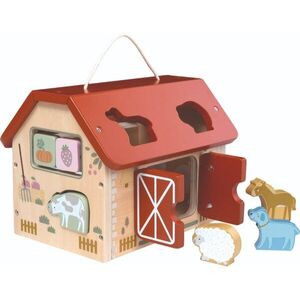 2Kids Toys Shape Sorter Farm Animals interaktív formaberakó játék 6 db kép