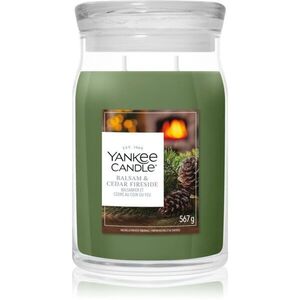 Yankee Candle Balsam & Cedar Fireside illatgyertya 567 g kép