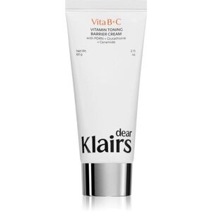 Dear Klairs Vitamin Toning Barrier Cream világosító hidratáló krém a bőr védőrétegének erősítéséhez 60 g kép