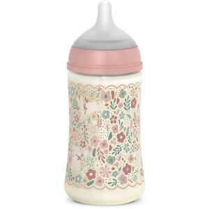 Suavinex Wonderland SX Pro Physiological Anti-Colic cumisüveg M Medium Flow 3 m+ Pink Flower 270 ml kép